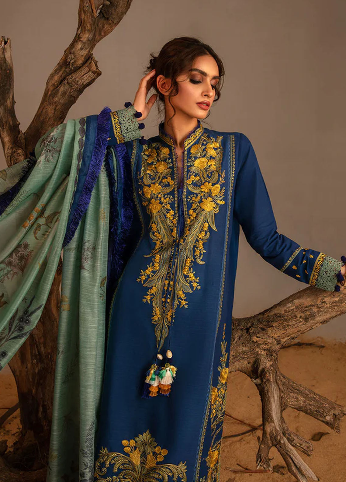 Sobia Nazir Unstitched Autumn Winter Collection 2023 4A