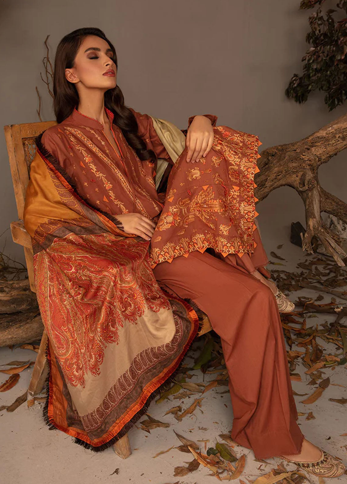 Sobia Nazir Unstitched Autumn Winter Collection 2023 5A