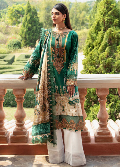 Springtime Ballet by Gulaal Luxury Lawn Collection 2024 Vol-1 D-01 Ayse