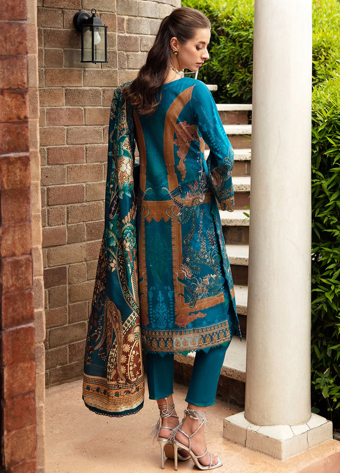 Springtime Ballet by Gulaal Luxury Lawn Collection 2024 Vol-1 D-03 Esila