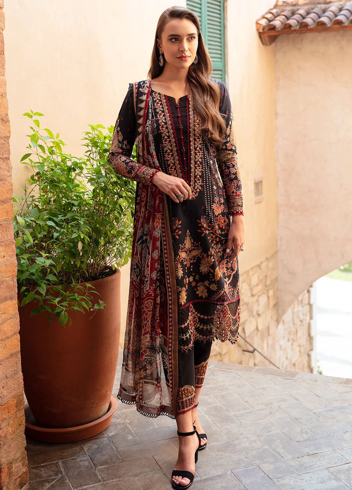Springtime Ballet by Gulaal Luxury Lawn Collection 2024 Vol-1 D-10 Leyla