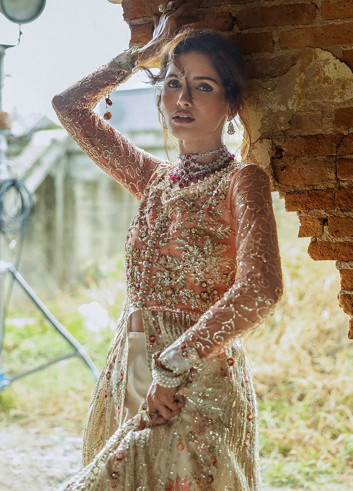 Stardust by Mushq Unstitched Wedding Collection 2024 MWD-01 Galaxy Gown