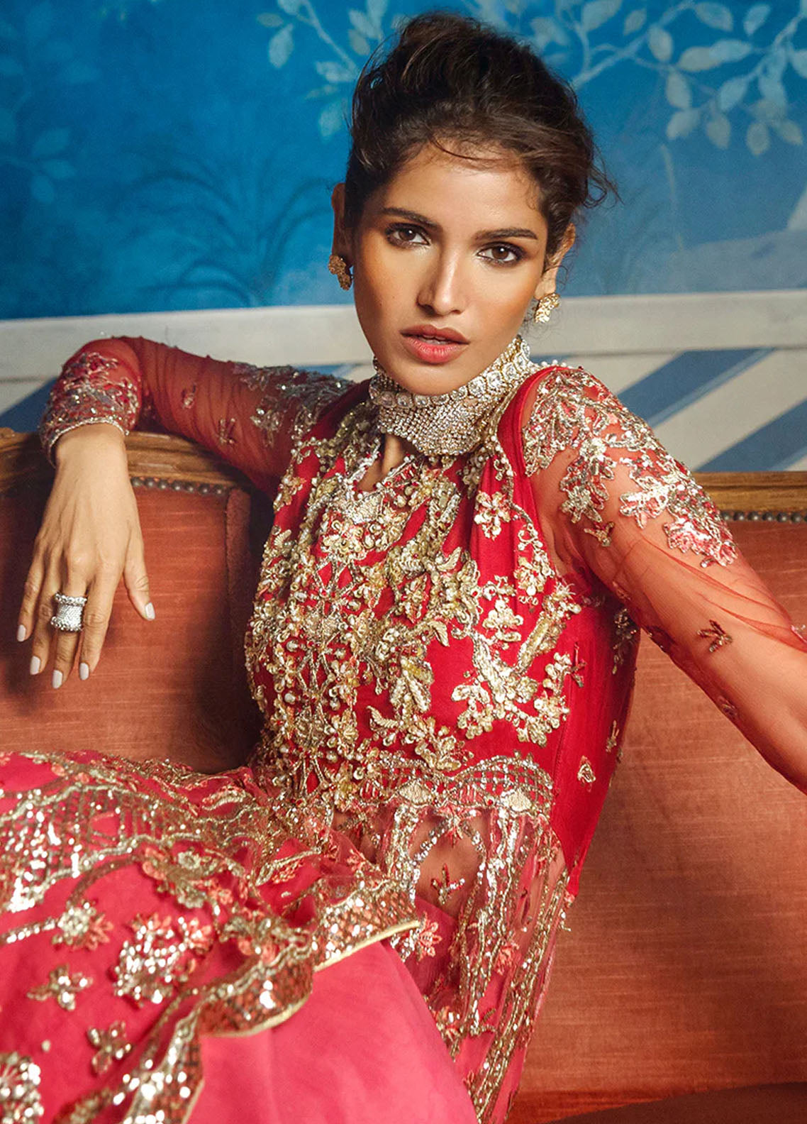 Stardust by Mushq Unstitched Wedding Collection 2024 MWD-02 Red Carpet