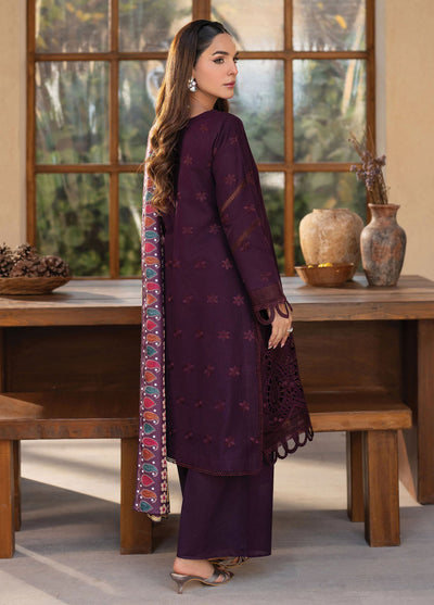 Stella by Mahnur Embroidered Lawn Suit Unstitched 3 Piece D2 B - Fiora