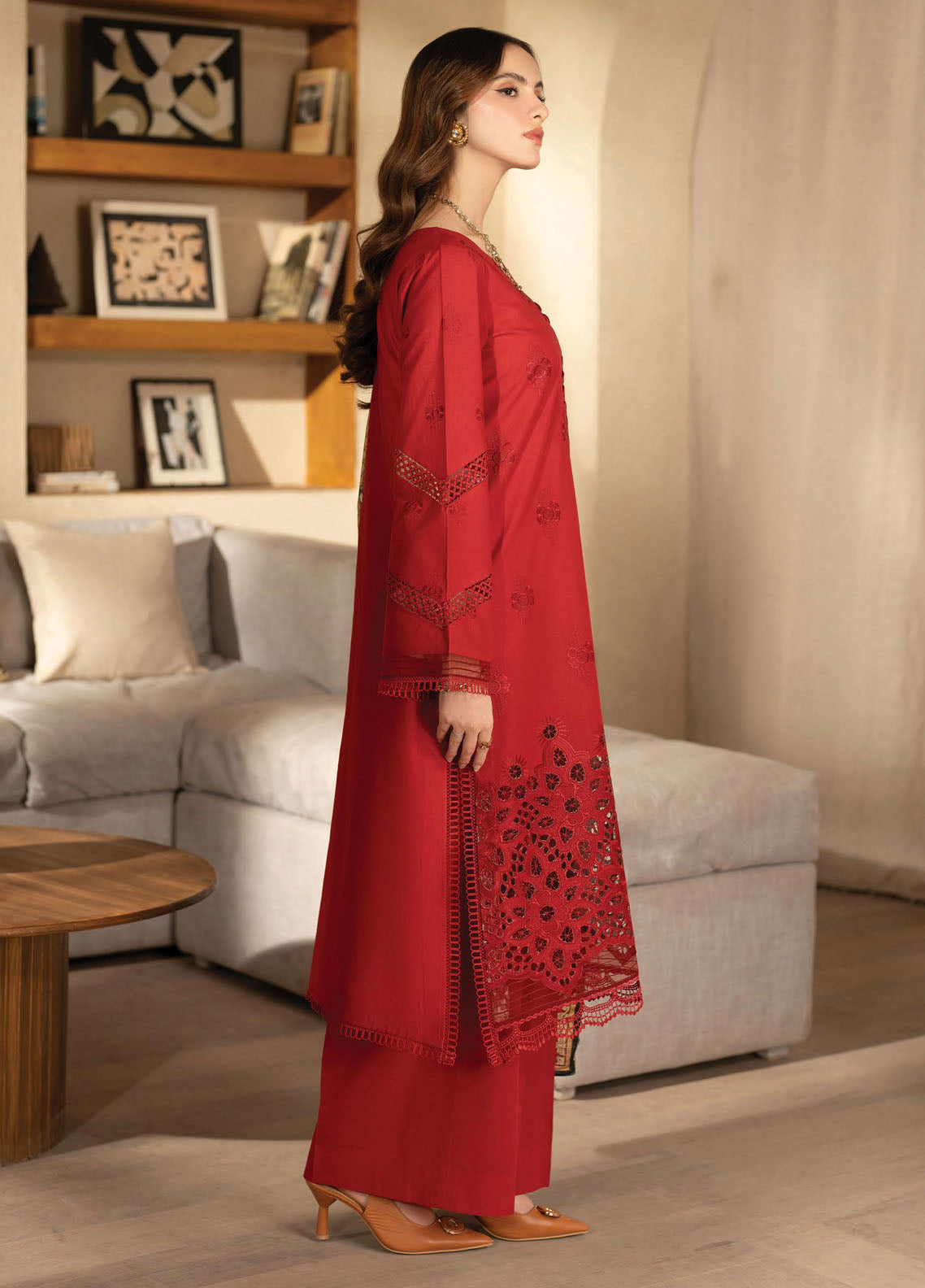 Stella by Mahnur Embroidered Lawn Suit Unstitched 3 Piece D6 A - Juliette