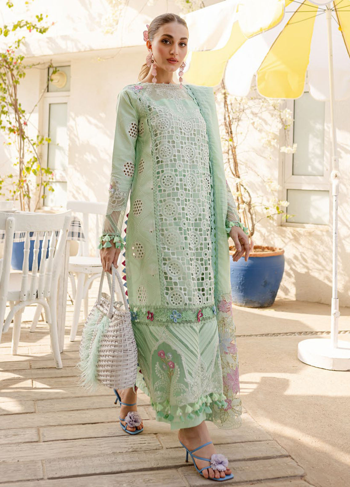 Monaco by Parishay Embroidered Lawn Suit Unstitched 3 Piece PR25ML MS-12