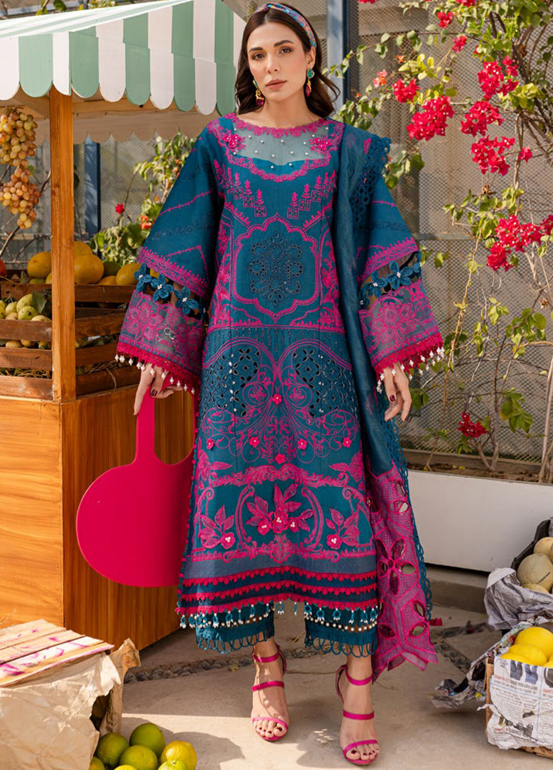 Monaco by Parishay Embroidered Lawn Suit Unstitched 3 Piece PR25ML MS-11