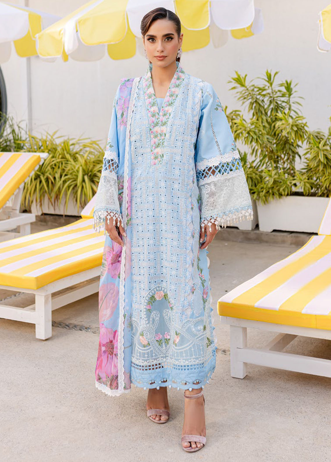 Monaco by Parishay Embroidered Lawn Suit Unstitched 3 Piece PR25ML MS-10