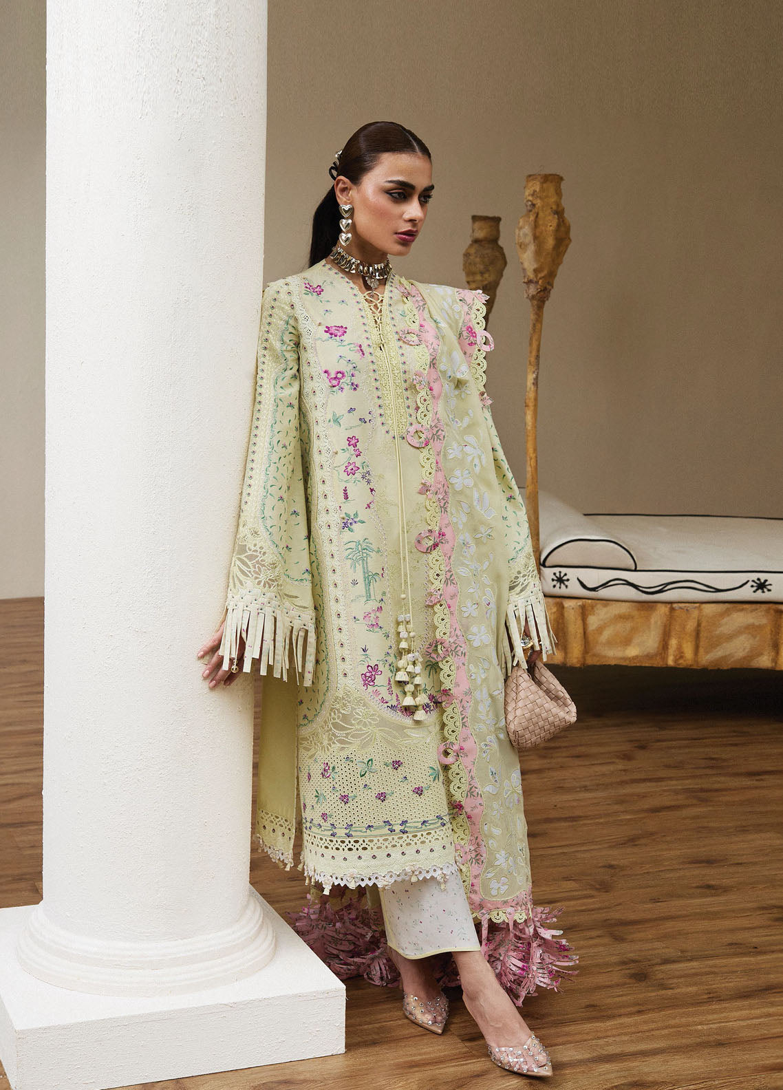 Suffuse by Sana Yasir Embroidered Lawn Suits Unstitched 3 Piece SSY25EL Ferida