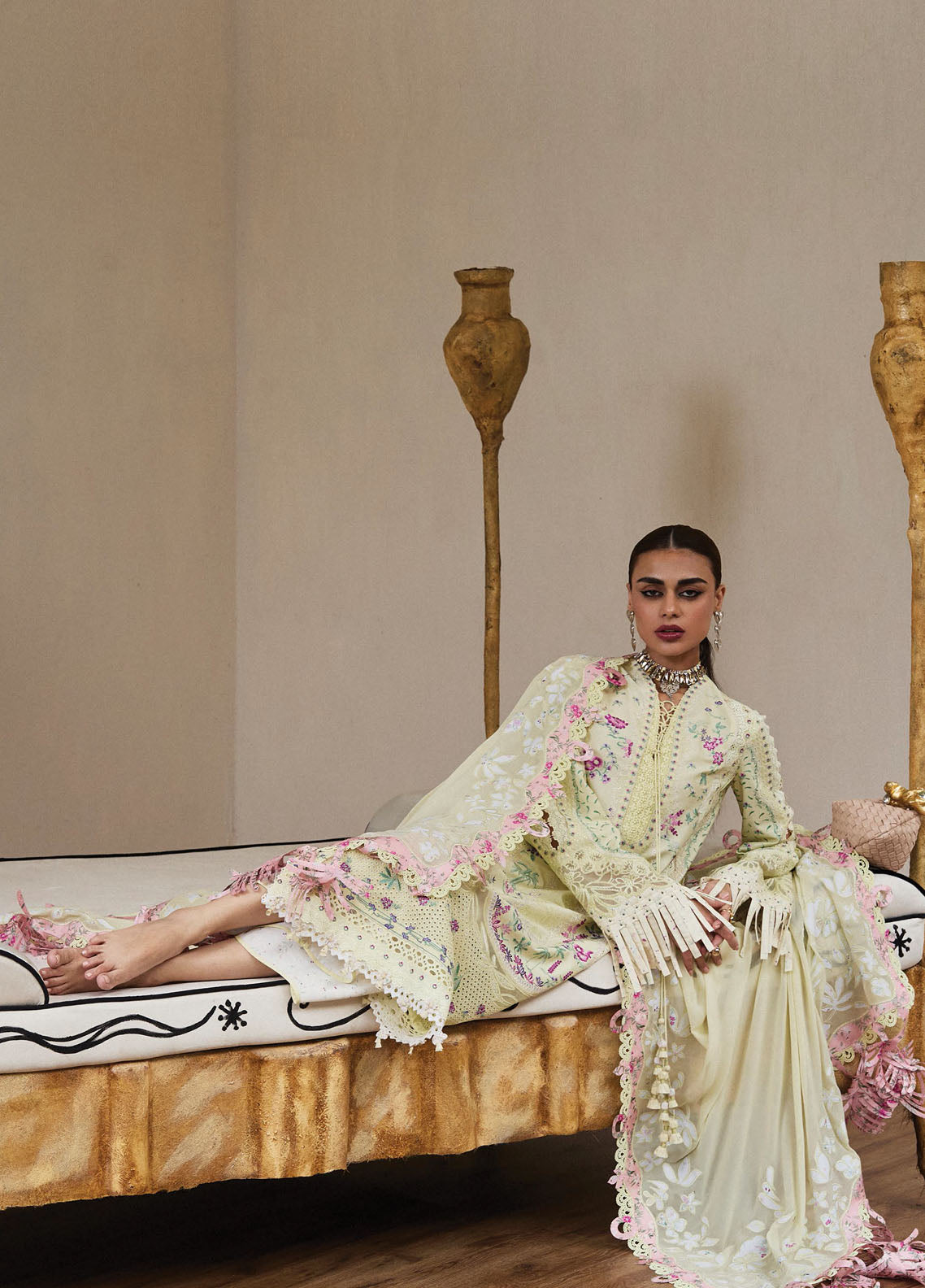 Suffuse by Sana Yasir Embroidered Lawn Suits Unstitched 3 Piece SSY25EL Ferida