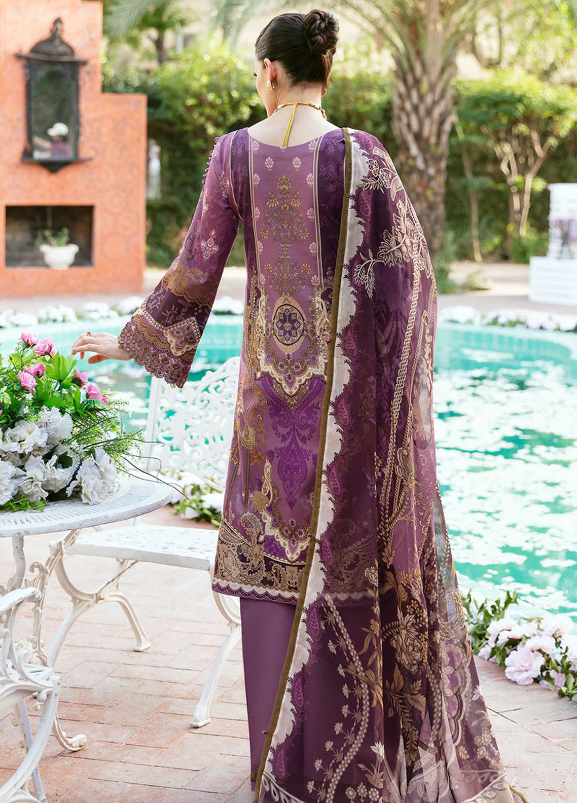 Summer Glow by Gulaal Unstitched Lawn Collection 2024 Vol-3 D-03 Esmeray