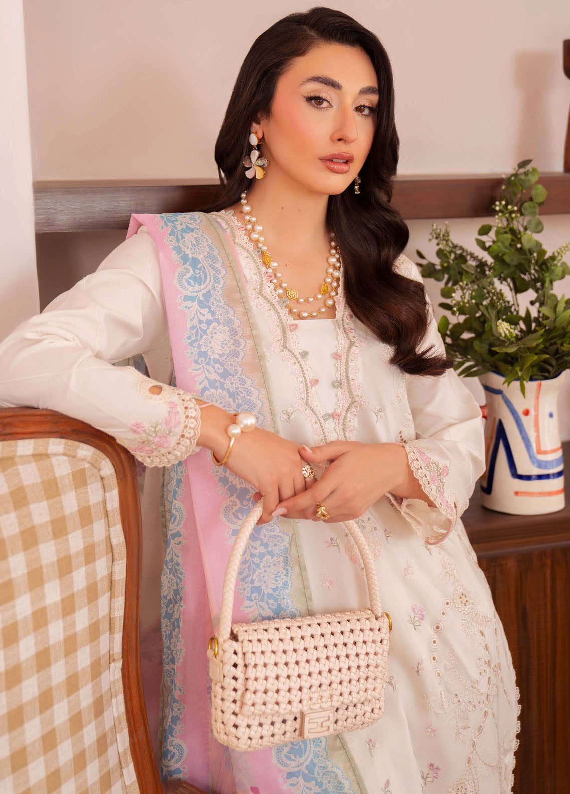 Symphony by Neeshay Embroidered Lawn Suits Unstitched 3 Piece NSH25SLL Lumen