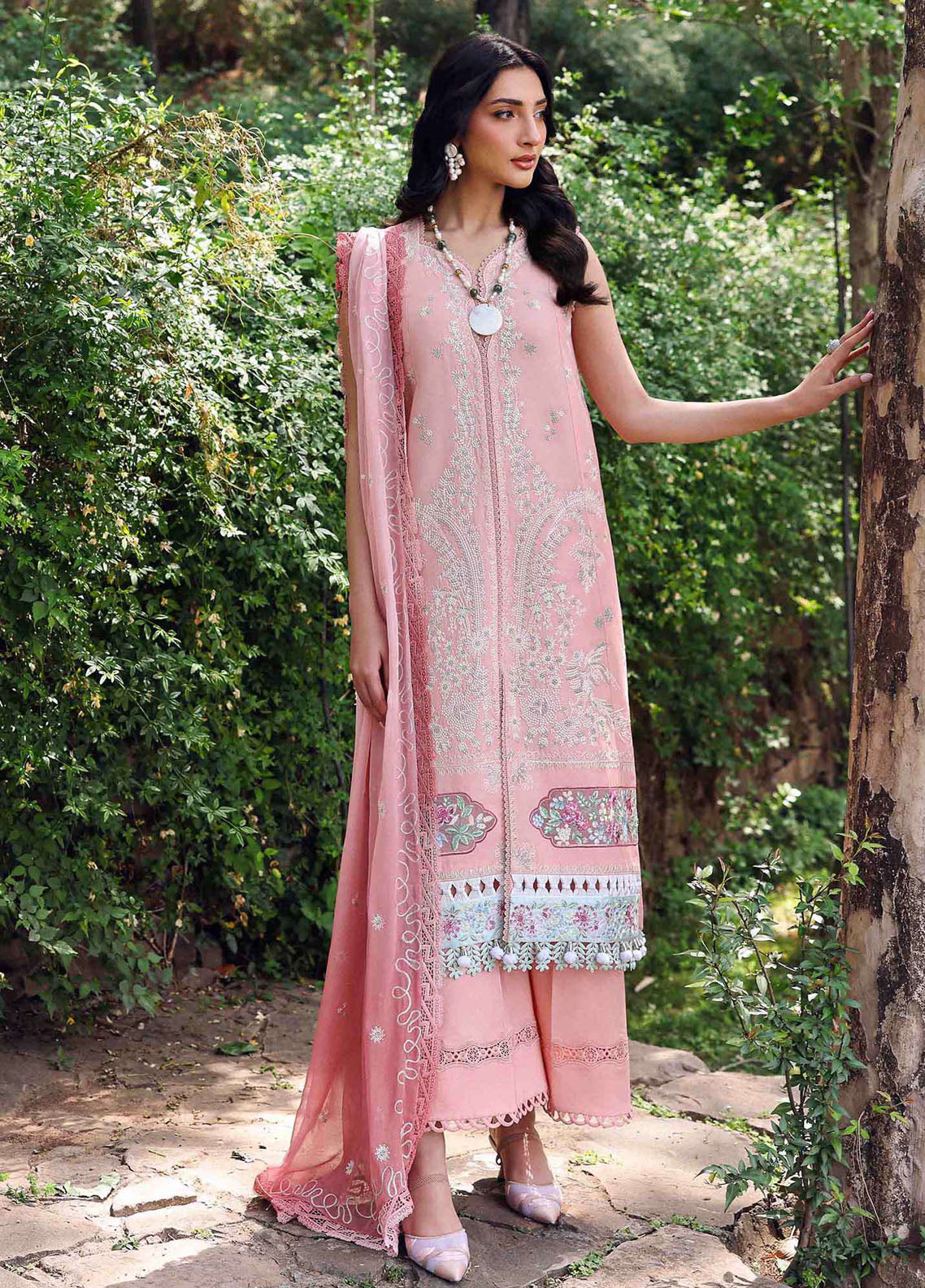 Talia by Republic Womenswear Embroidered Lawn Suits Unstitched 3 Piece RW25TL D-7 A Ora