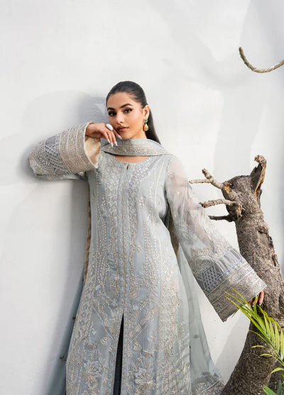 Tarz by Freesia Premium Embroidered Chiffon Suits Unstitched 3 Piece FRE25T FW-40047 Janan