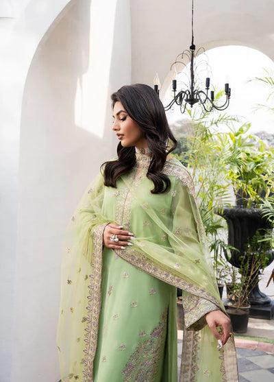 Tarz by Freesia Premium Embroidered Chiffon Suits Unstitched 3 Piece FRE25T FW-40043 Maneli