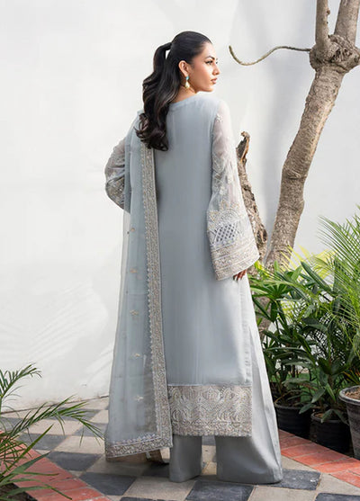 Tarz by Freesia Premium Embroidered Chiffon Suits Unstitched 3 Piece FRE25T FW-40047 Janan