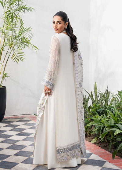 Tarz by Freesia Premium Embroidered Chiffon Suits Unstitched 3 Piece FRE25T FW-40045 Rozhan