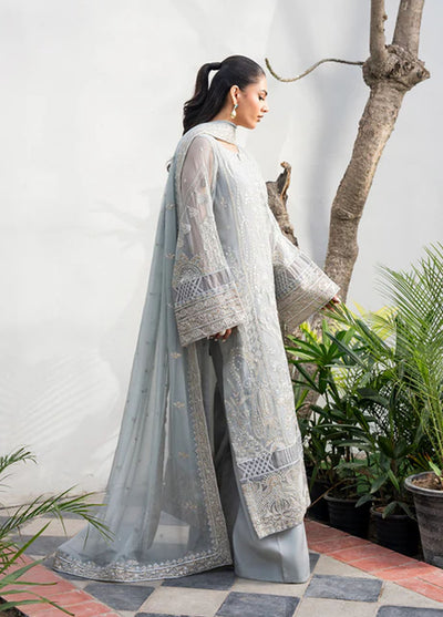 Tarz by Freesia Premium Embroidered Chiffon Suits Unstitched 3 Piece FRE25T FW-40047 Janan