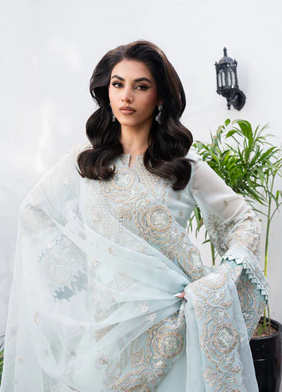 Tarz by Freesia Premium Embroidered Chiffon Suits Unstitched 3 Piece FRE25T FW-40046 Tiam
