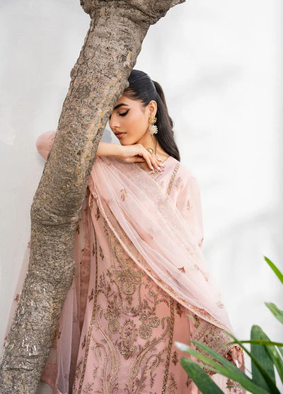 Tarz by Freesia Premium Embroidered Chiffon Suits Unstitched 3 Piece FRE25T FW-40042 Camila