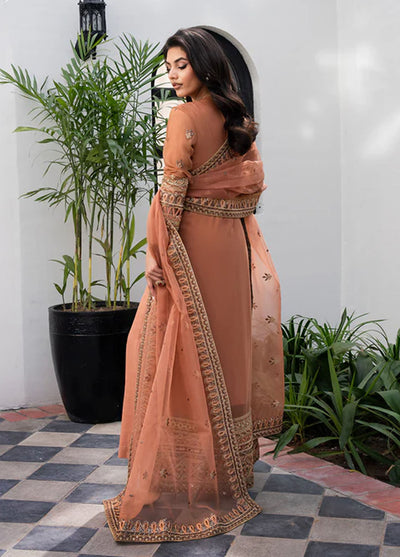 Tarz by Freesia Premium Embroidered Chiffon Suits Unstitched 3 Piece FRE25T FW-40041 Ilas