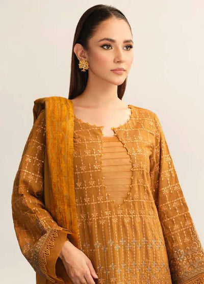 Tehzeeb By Riaz Arts Emb Leather Peach Winter Collection 2024 TL-327