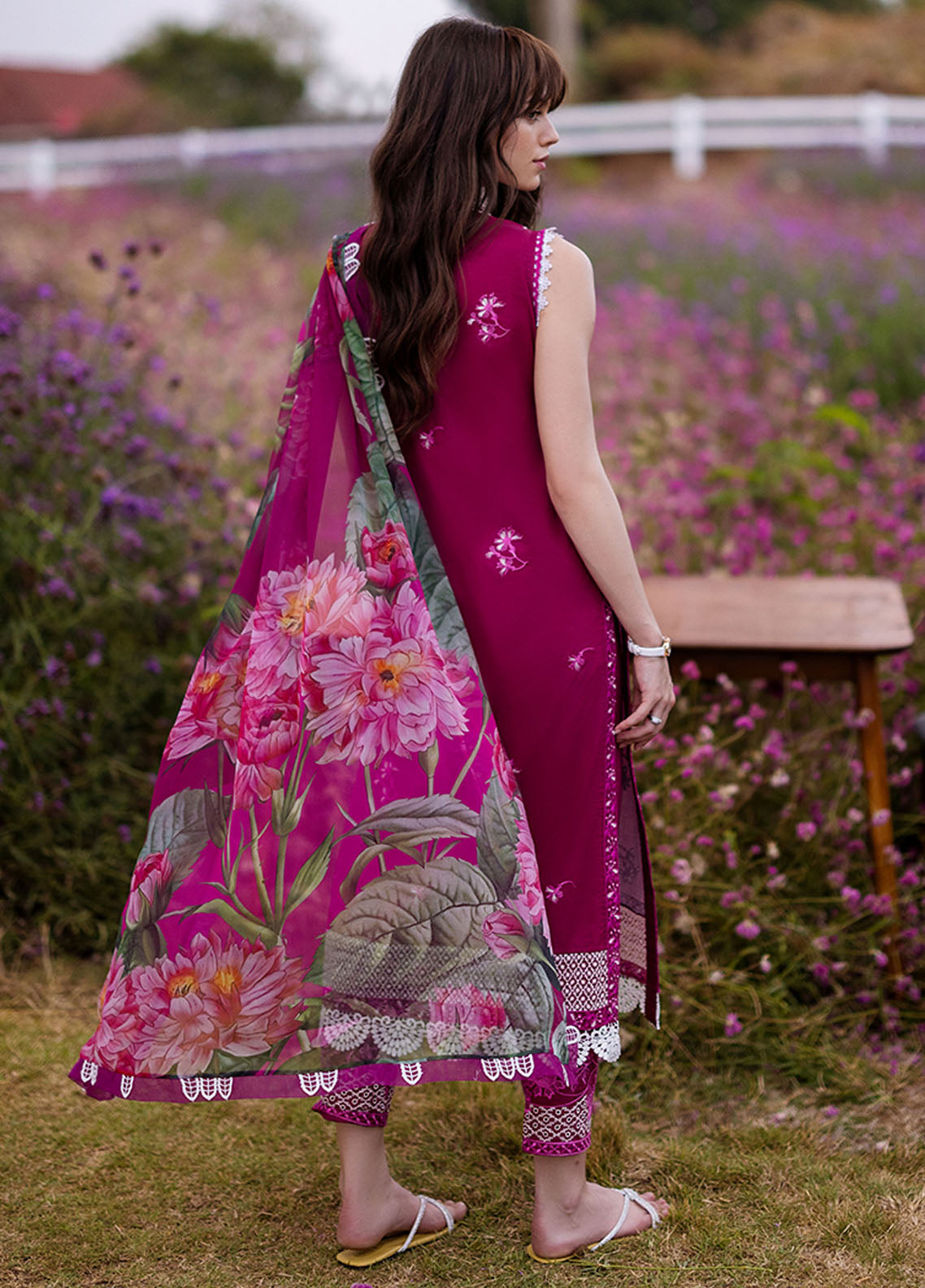 The Secret Garden by Mushq Hemline Spring Summer Collection 2024 D-1B Fairy Dell