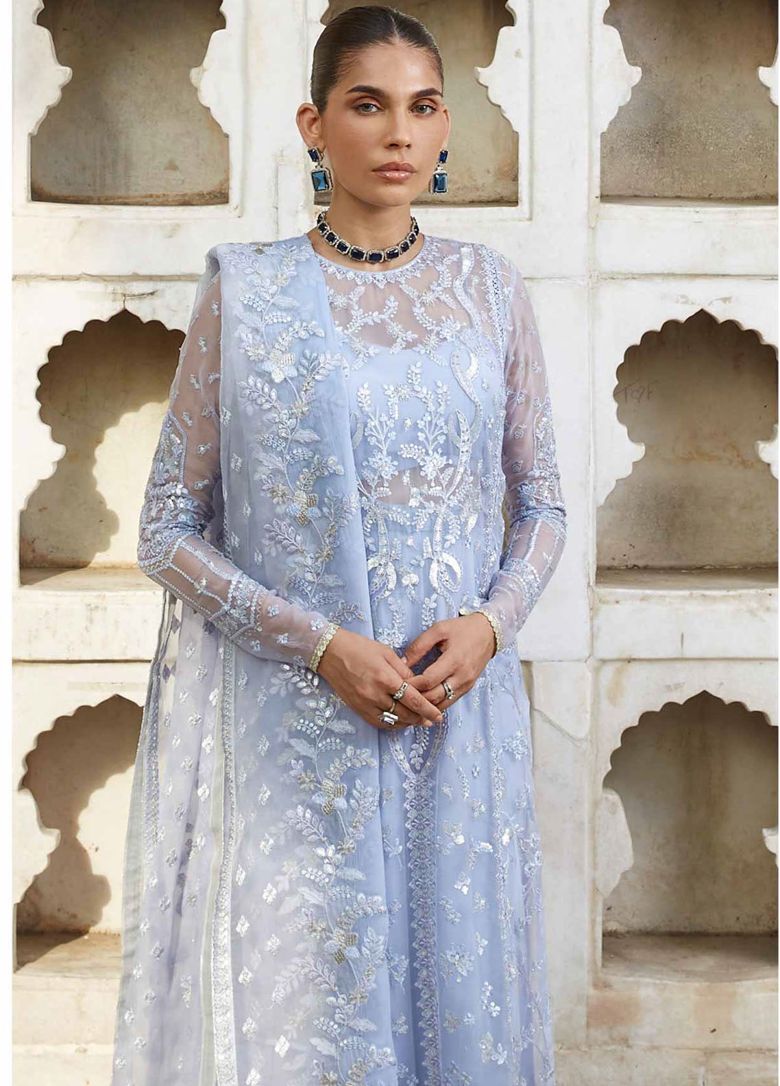 Taaruf By Seran Unstitched Luxury Formal Collection 2023 D-07 Fareeda