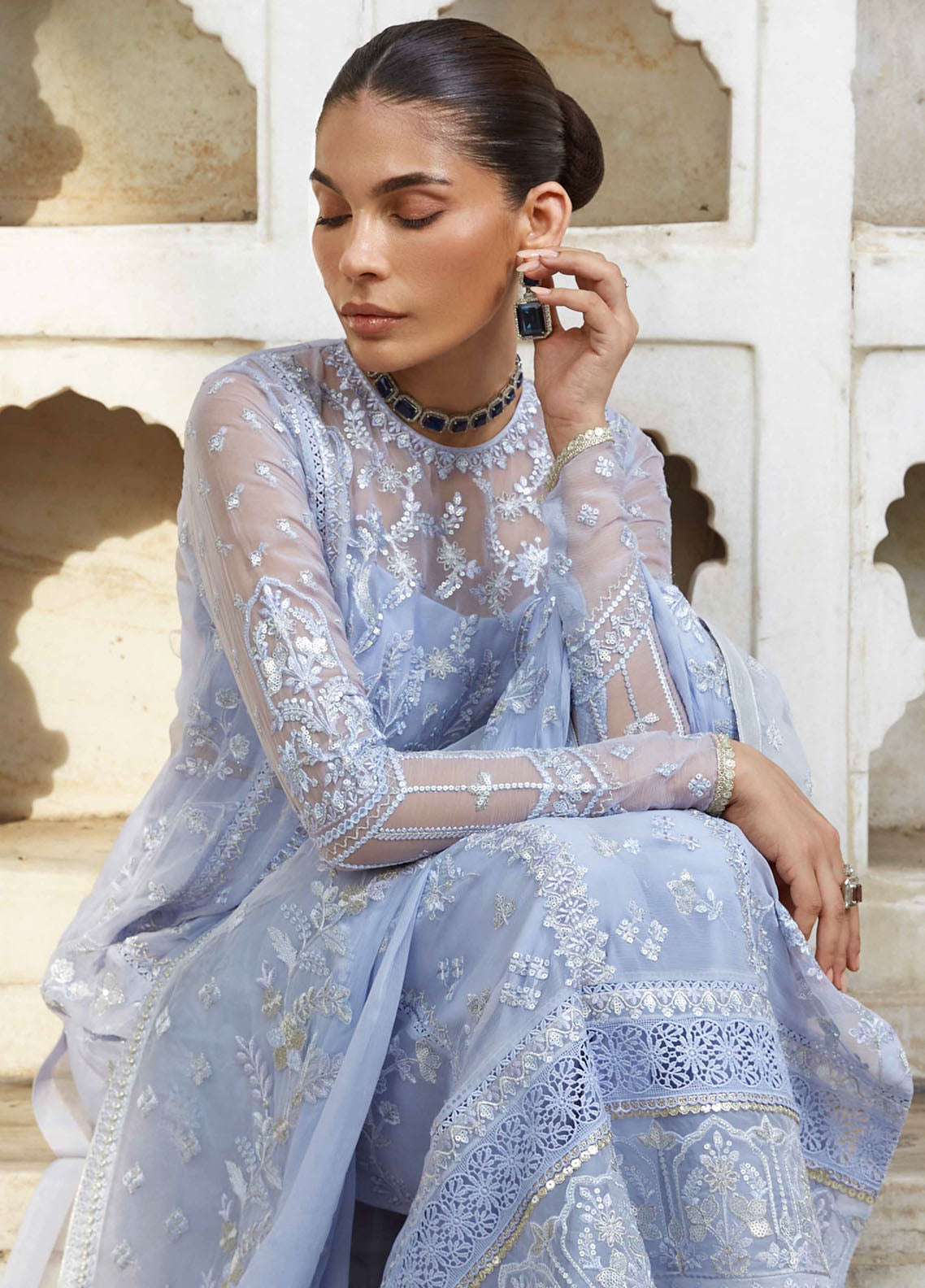 Taaruf By Seran Unstitched Luxury Formal Collection 2023 D-07 Fareeda
