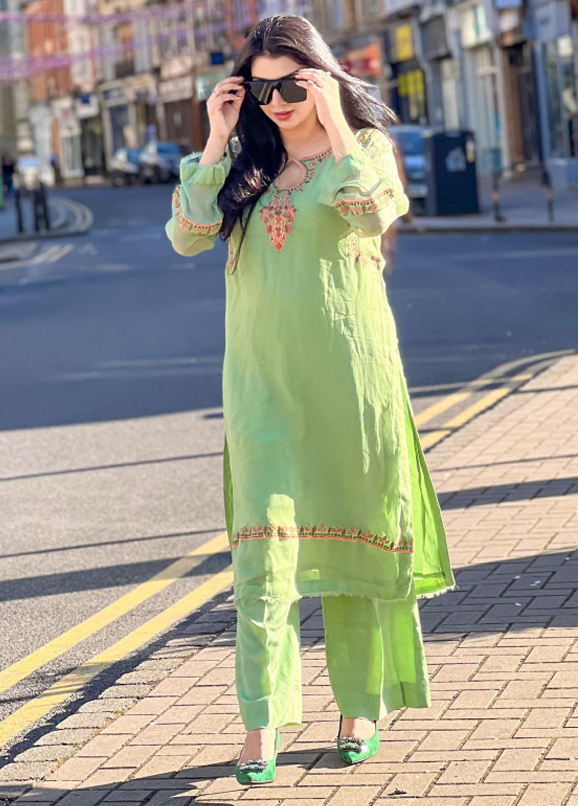 Manaal Arfeen Pret Embroidered Chiffon 2 Piece Suit MNL23T Chiffon Tanka