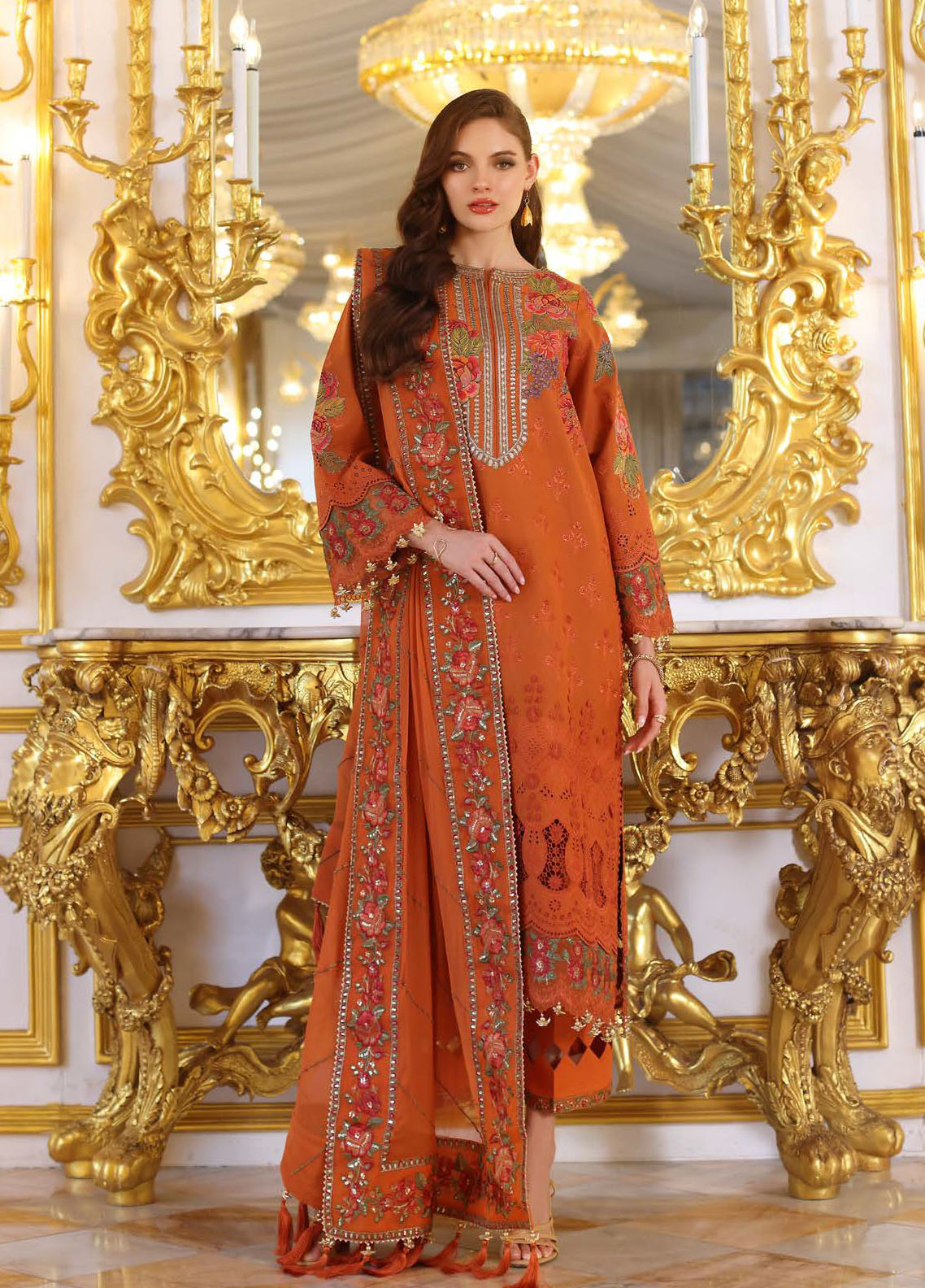 Tabeer by Charizma Embroidered Lawn Suit Unstitched 3 Piece CR25T CT5-05