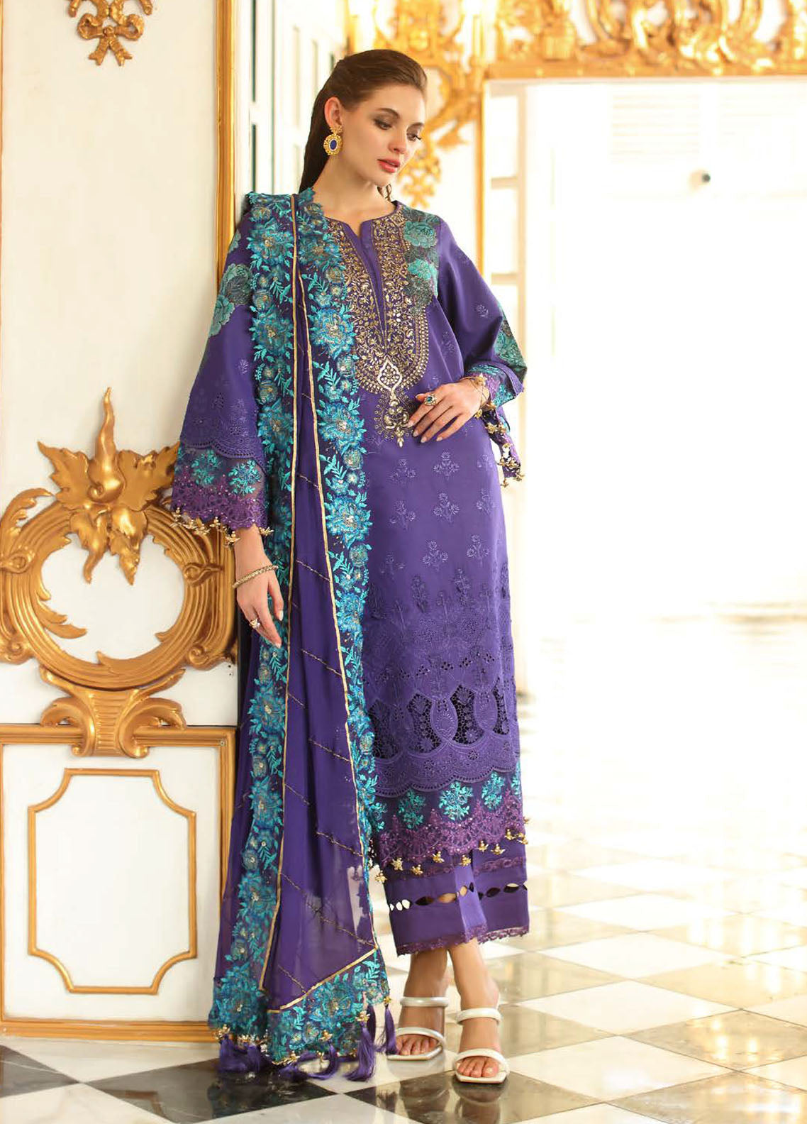 Tabeer by Charizma Embroidered Lawn Suit Unstitched 3 Piece CR25T CT5-06