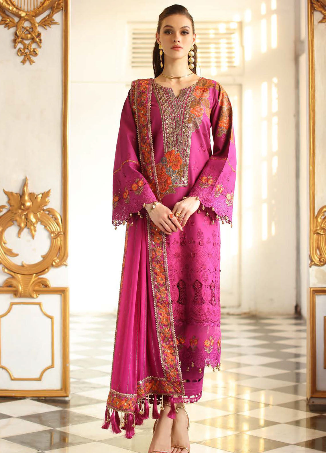 Tabeer by Charizma Embroidered Lawn Suit Unstitched 3 Piece CR25T CT5-07