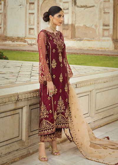 Tahra By Zainab Chottani Embroidered Luxury Festive Collection 2023 D-01 Jahanara