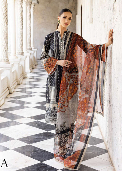 Tahra By Zainab Chottani Unstitched Lawn Collection 2023 Celestial Bliss 9A