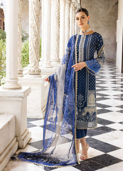 Tahra By Zainab Chottani Unstitched Lawn Collection 2023 Celestial Bliss 9B