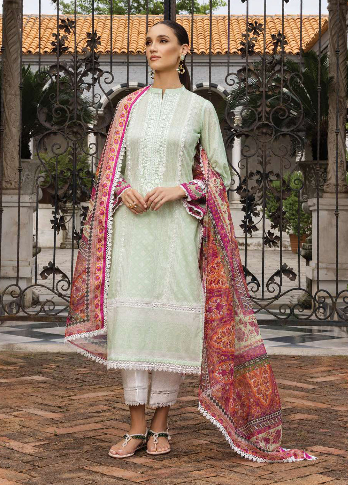 Tahra By Zainab Chottani Unstitched Lawn Collection 2023 Coraline 7A