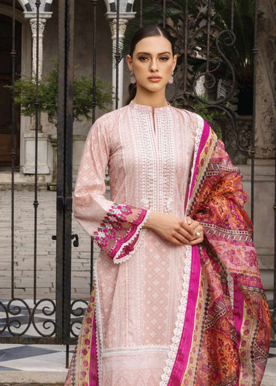 Tahra By Zainab Chottani Unstitched Lawn Collection 2023 Coraline 7B