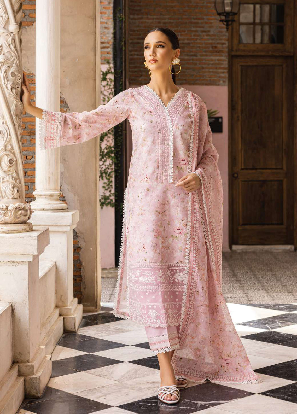 Tahra By Zainab Chottani Unstitched Lawn Collection 2023 Eden 3A