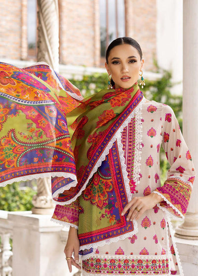 Tahra By Zainab Chottani Unstitched Lawn Collection 2023 Whipsy Lush 8B