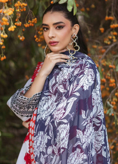 Tahra by Zainab Chottani Unstitched Lawn Collection 2024 10A Freya