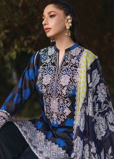 Tahra by Zainab Chottani Unstitched Lawn Collection 2024 10B Freya