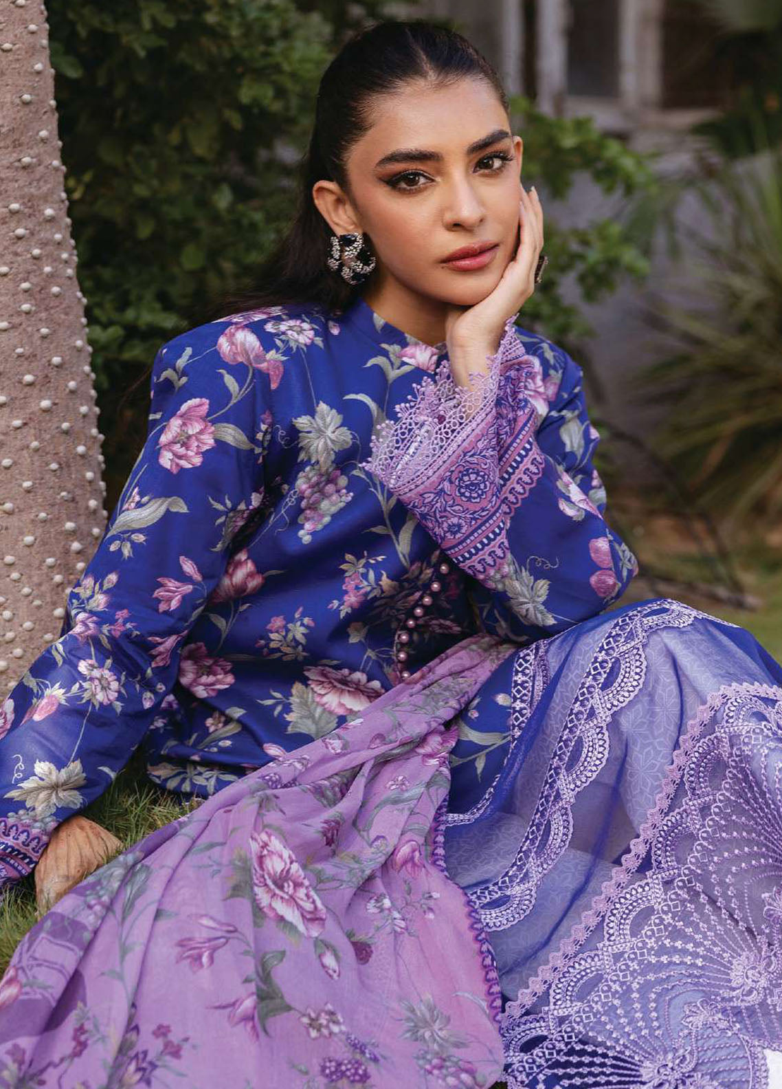 Tahra by Zainab Chottani Unstitched Lawn Collection 2024 1B Ryma