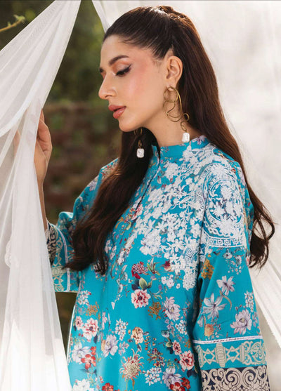 Tahra by Zainab Chottani Unstitched Lawn Collection 2024 2B Beeha