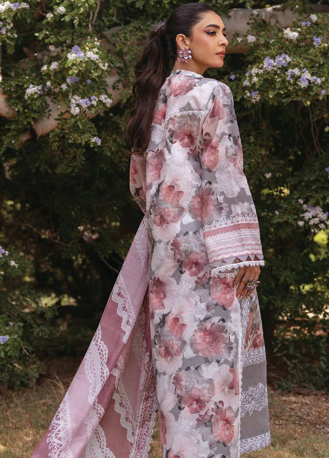 Tahra by Zainab Chottani Unstitched Lawn Collection 2024 3A Zinnia