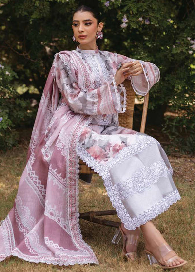 Tahra by Zainab Chottani Unstitched Lawn Collection 2024 3A Zinnia