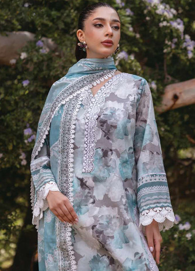 Tahra by Zainab Chottani Unstitched Lawn Collection 2024 3B Zinnia