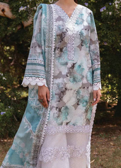 Tahra by Zainab Chottani Unstitched Lawn Collection 2024 3B Zinnia