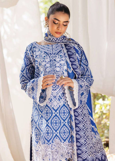 Tahra by Zainab Chottani Unstitched Lawn Collection 2024 4A Leena