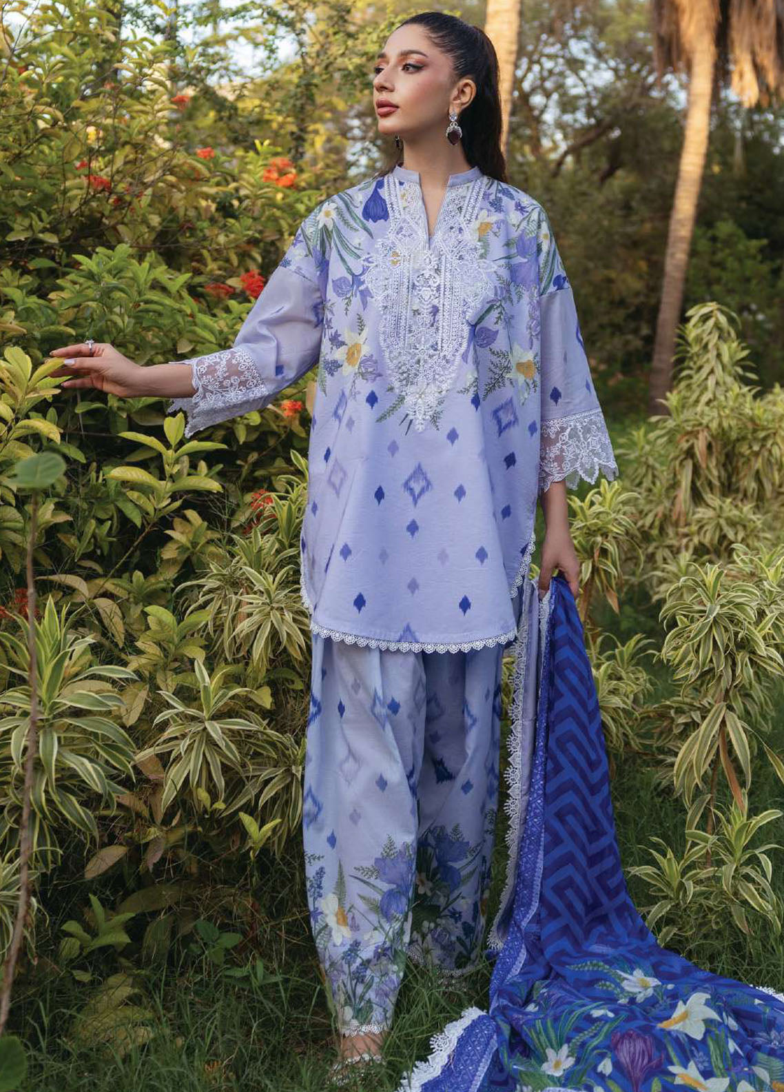 Tahra by Zainab Chottani Unstitched Lawn Collection 2024 6A Raha